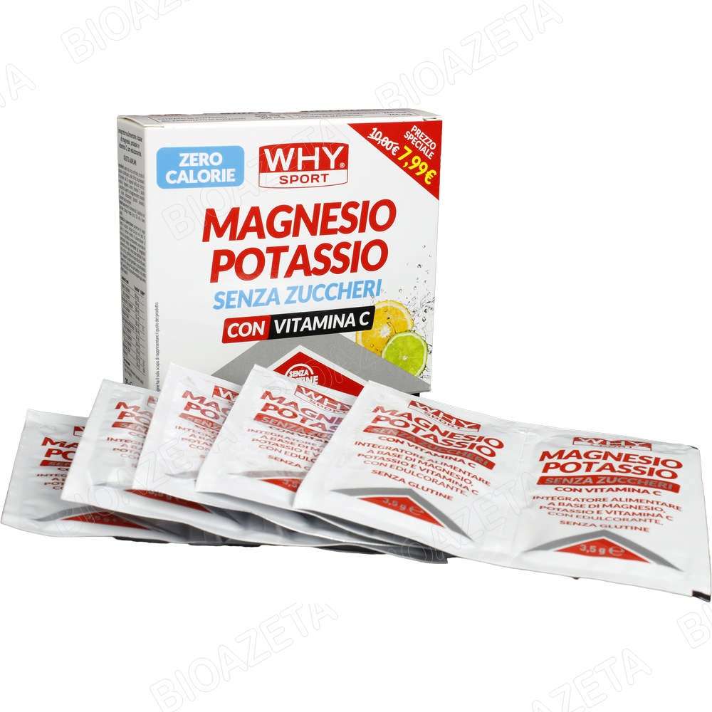 Magnesio potassio 10 bustine Zero Calorie Why Sport - immagine 5