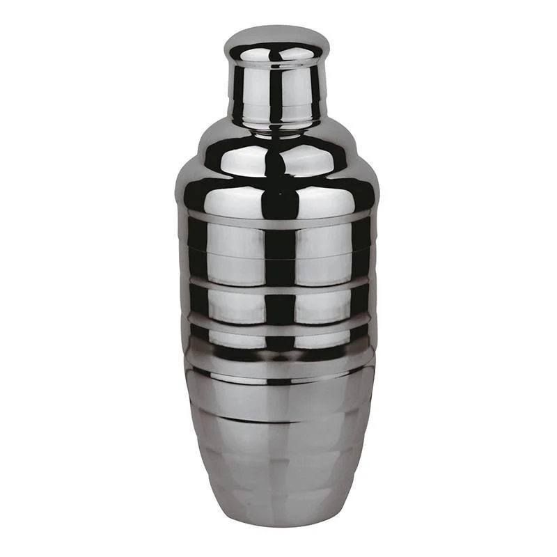50 cl - Bar Happy Hour Shaker Long Drink In Acciaio Inox Striato - immagine 6