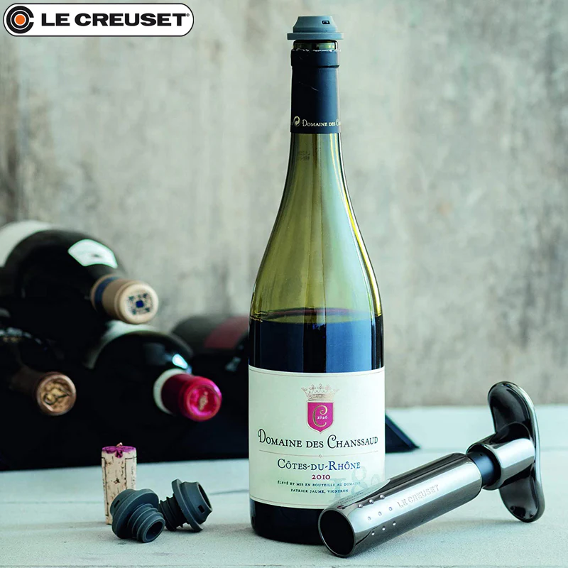 WA-137 Pompa Sottovuoto Per Vino Con 3 Tappi - immagine 6