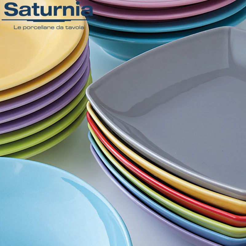 31 cm - Napoli Piatto Pizza In Porcellana - Set 6 Pz - immagine 6